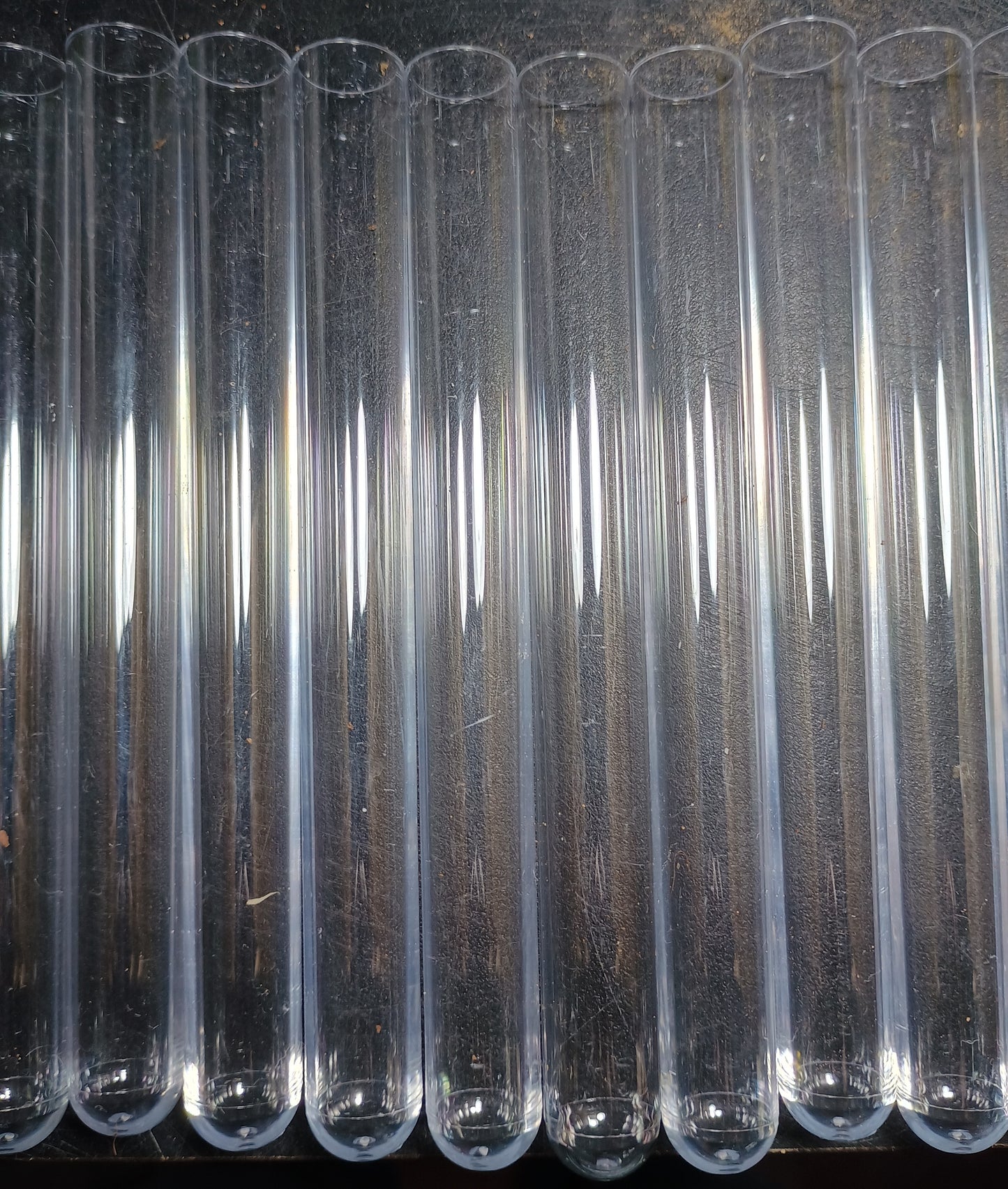 18mm x 150mm Plastic Test Tubes